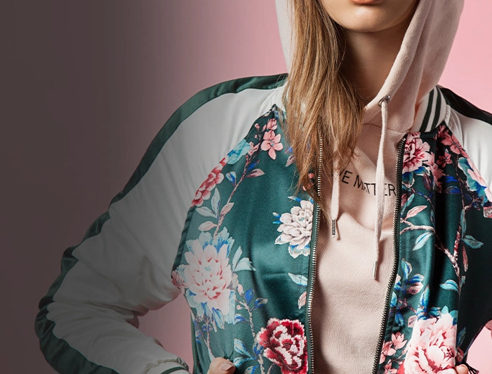 Custom embroidered satin jackets outlet