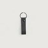 color swatch Adkins Black Leather Keychain