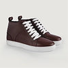 color swatch Marty High Top Maroon Leather Sneakers